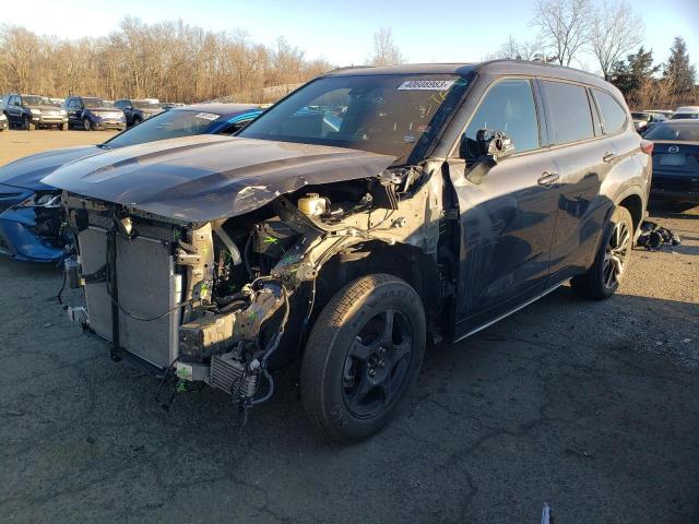 5TDLZRBH1MS117373 - 2021 TOYOTA HIGHLANDER XSE GRAY photo 1