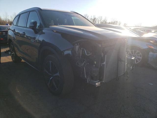 5TDLZRBH1MS117373 - 2021 TOYOTA HIGHLANDER XSE GRAY photo 4