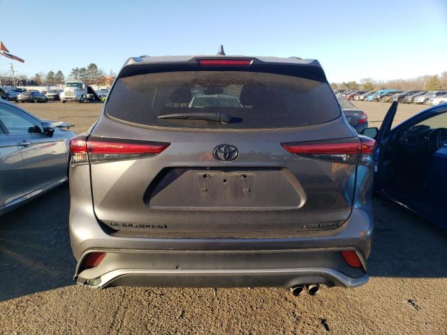 5TDLZRBH1MS117373 - 2021 TOYOTA HIGHLANDER XSE GRAY photo 6