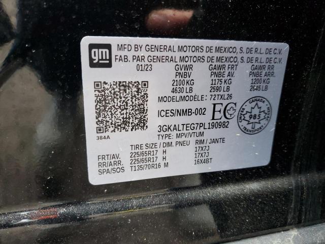 3GKALTEG7PL190982 - 2023 GMC TERRAIN SLE BLACK photo 13