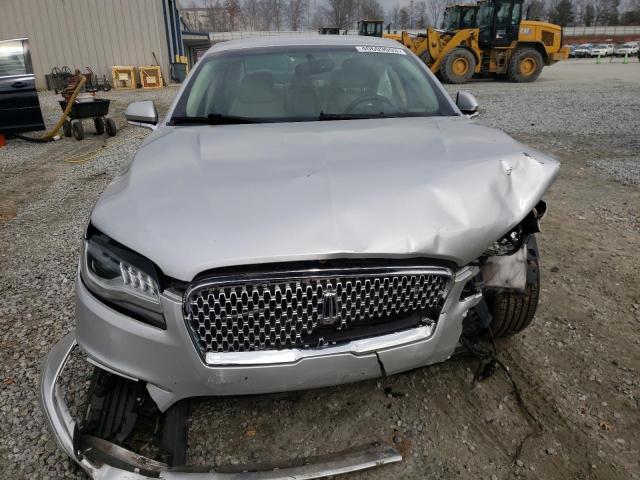 3LN6L5KU8HR644156 - 2017 LINCOLN MKZ HYBRID PREMIERE SILVER photo 5