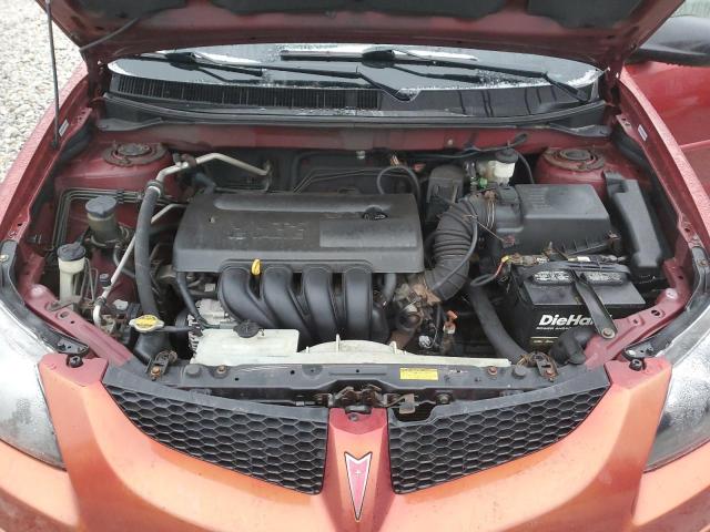 5Y2SM64843Z471715 - 2003 PONTIAC VIBE RED photo 11