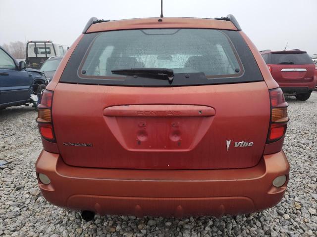 5Y2SM64843Z471715 - 2003 PONTIAC VIBE RED photo 6