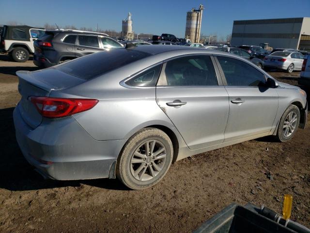 5NPE24AF6FH080605 - 2015 HYUNDAI SONATA SE BLUE photo 3