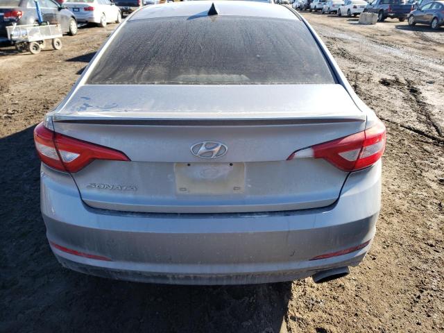 5NPE24AF6FH080605 - 2015 HYUNDAI SONATA SE BLUE photo 6