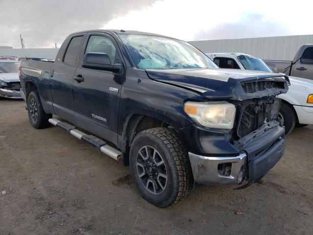 5TFUY5F1XEX329522 - 2014 TOYOTA TUNDRA DOUBLE CAB SR/SR5 BLACK photo 4