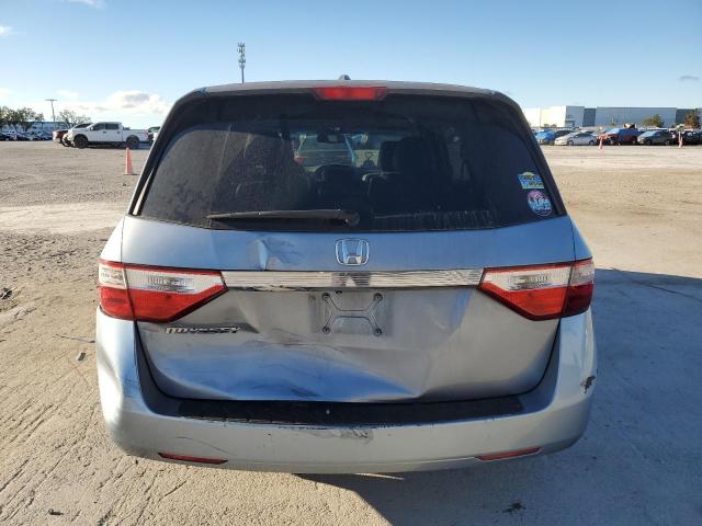 5FNRL5H68BB051108 - 2011 HONDA ODYSSEY EXL BLUE photo 6