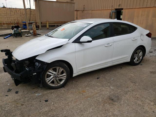 5NPD84LF6KH452073 - 2019 HYUNDAI ELANTRA SEL WHITE photo 1