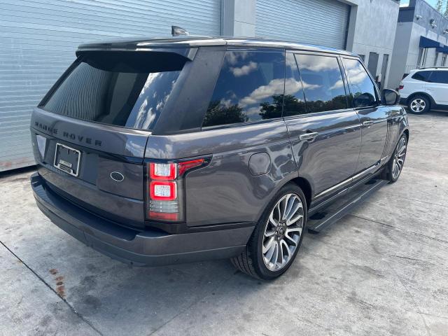 SALGV5FEXHA353019 - 2017 LAND ROVER RANGE ROVE AUTOBIOGRAPHY GRAY photo 4