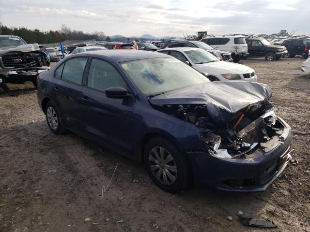 3VW2K7AJ2EM328735 - 2014 VOLKSWAGEN JETTA BASE 蓝色 照片 4
