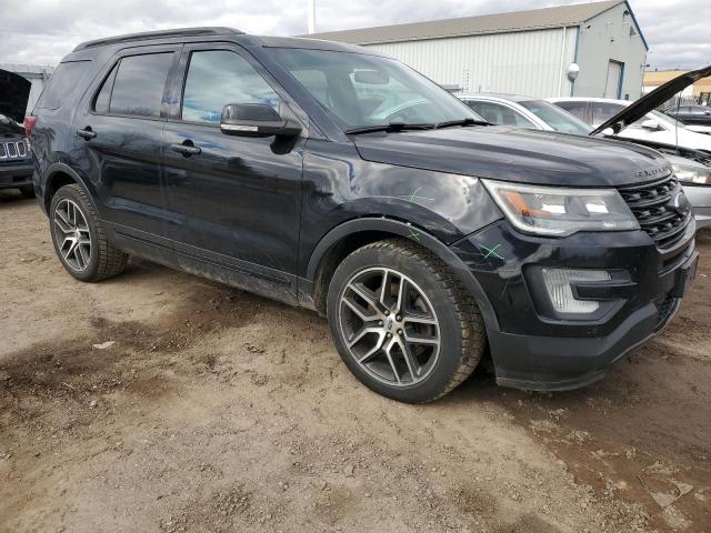 1FM5K8GT9HGA48982 - 2017 FORD EXPLORER SPORT BLACK photo 4