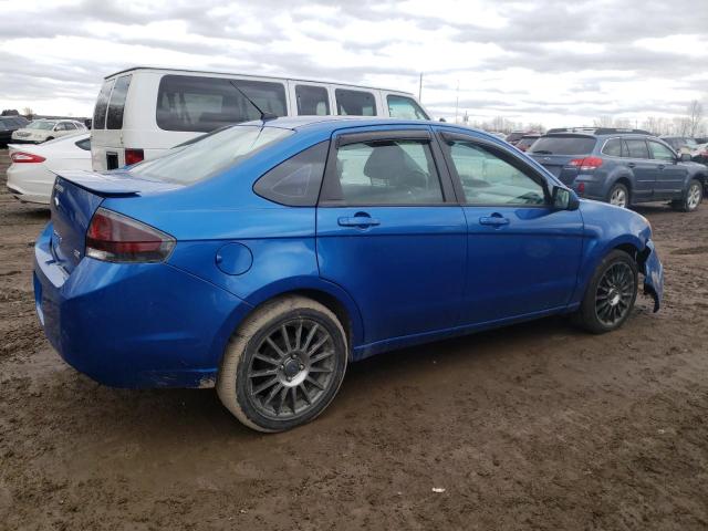 1FAHP3GN0BW147295 - 2011 FORD FOCUS SES BLUE photo 3