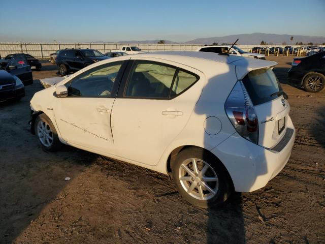 JTDKDTB3XD1048014 - 2013 TOYOTA PRIUS C WHITE photo 2