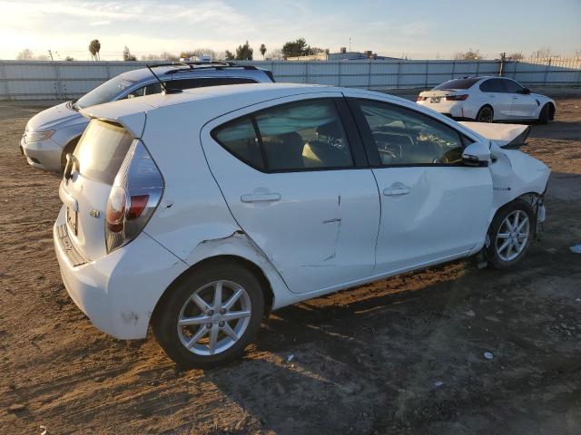 JTDKDTB3XD1048014 - 2013 TOYOTA PRIUS C WHITE photo 3