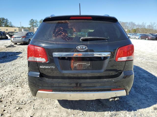 5XYKW4A21BG174641 - 2011 KIA SORENTO SX BLACK photo 6