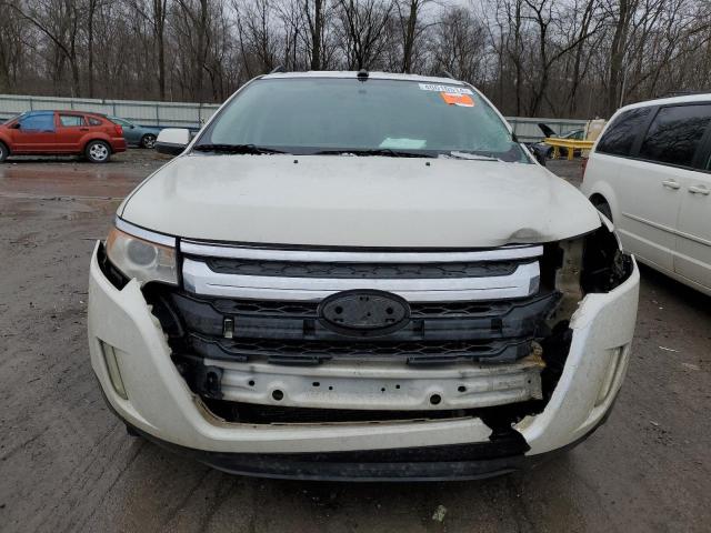 2FMDK3JC4BBB17096 - 2011 FORD EDGE SEL WHITE photo 5