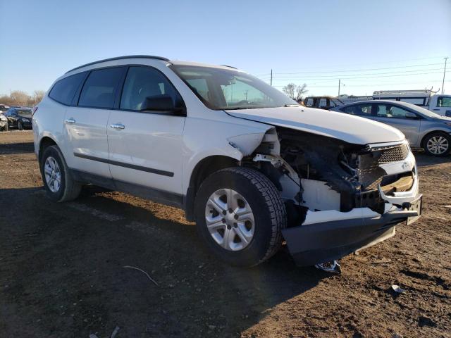 1GNKREED5CJ405655 - 2012 CHEVROLET TRAVERSE LS WHITE photo 4