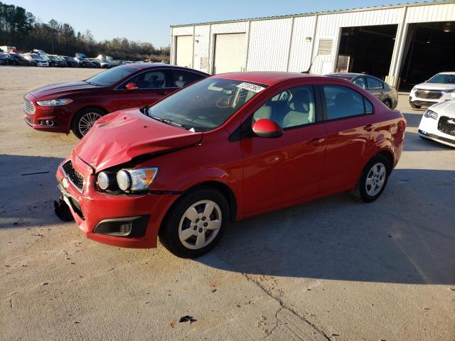 1G1JA5SH4D4201974 - 2013 CHEVROLET SONIC LS წითელი ფოტო 1