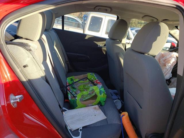 1G1JA5SH4D4201974 - 2013 CHEVROLET SONIC LS წითელი ფოტო 10