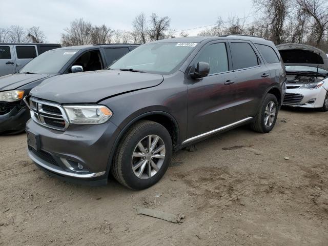 1C4RDJDG2EC581872 - 2014 DODGE DURANGO LIMITED GRAY photo 1