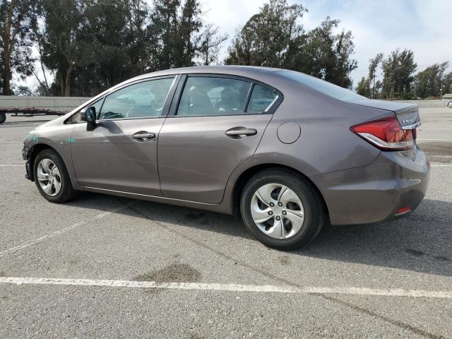 19XFB2F59EE221839 - 2014 HONDA CIVIC LX GRAY photo 2