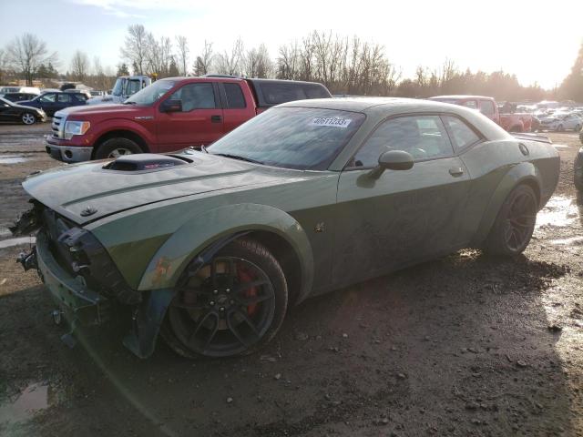 2C3CDZFJ8NH136499 - 2022 DODGE CHALLENGER R/T SCAT PACK GREEN photo 1