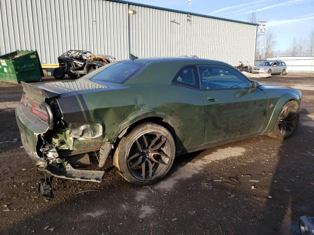 2C3CDZFJ8NH136499 - 2022 DODGE CHALLENGER R/T SCAT PACK GREEN photo 3