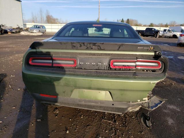 2C3CDZFJ8NH136499 - 2022 DODGE CHALLENGER R/T SCAT PACK GREEN photo 6