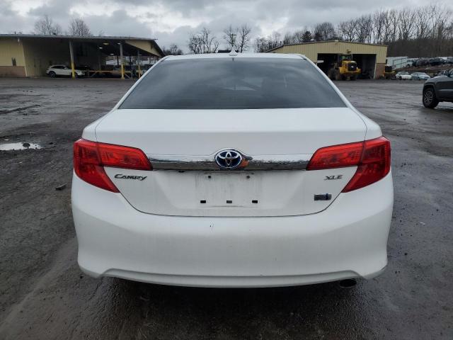 4T1BD1FK4CU009644 - 2012 TOYOTA CAMRY HYBRID WHITE photo 6