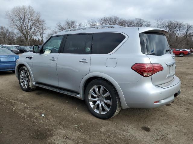 JN8AZ2NC4D9350004 - 2013 INFINITI QX56 SILVER photo 2