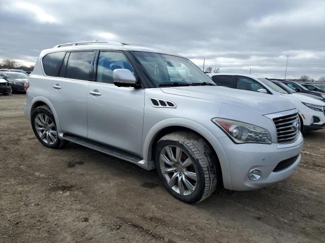 JN8AZ2NC4D9350004 - 2013 INFINITI QX56 SILVER photo 4