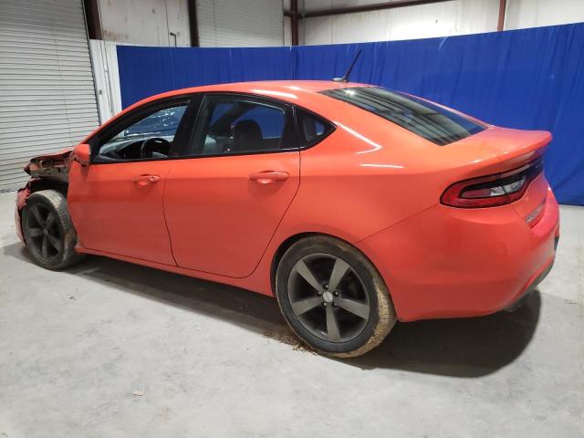 1C3CDFEB9GD645543 - 2016 DODGE DART GT ORANGE photo 2