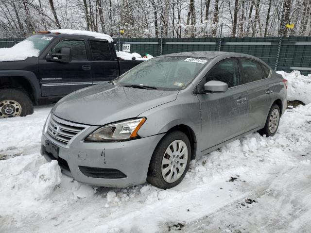 3N1AB7APXEY226405 - 2014 NISSAN SENTRA S GRAY photo 1