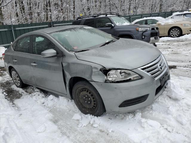 3N1AB7APXEY226405 - 2014 NISSAN SENTRA S GRAY photo 4