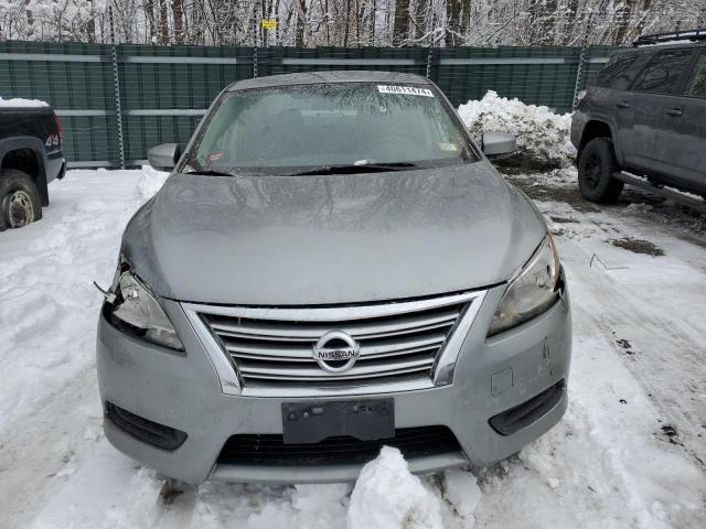 3N1AB7APXEY226405 - 2014 NISSAN SENTRA S GRAY photo 5