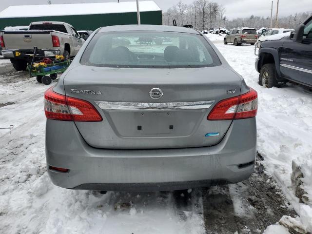 3N1AB7APXEY226405 - 2014 NISSAN SENTRA S GRAY photo 6