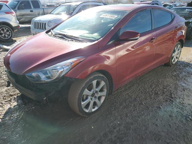 KMHDH4AE4DU742570 - 2013 HYUNDAI ELANTRA GLS RED photo 1