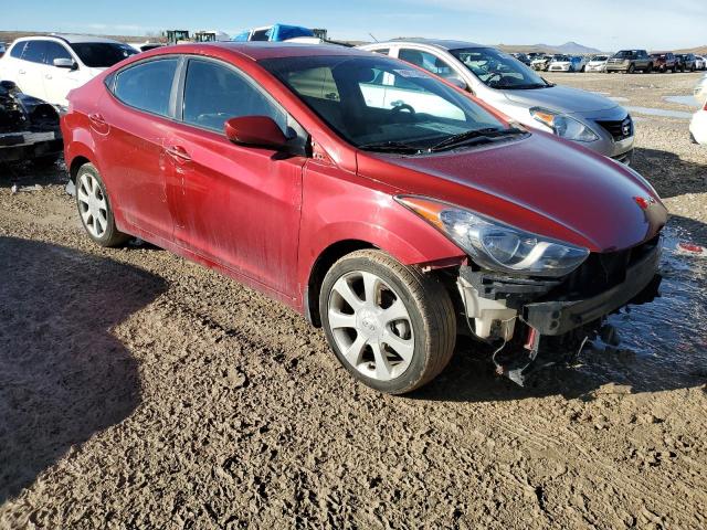 KMHDH4AE4DU742570 - 2013 HYUNDAI ELANTRA GLS RED photo 4