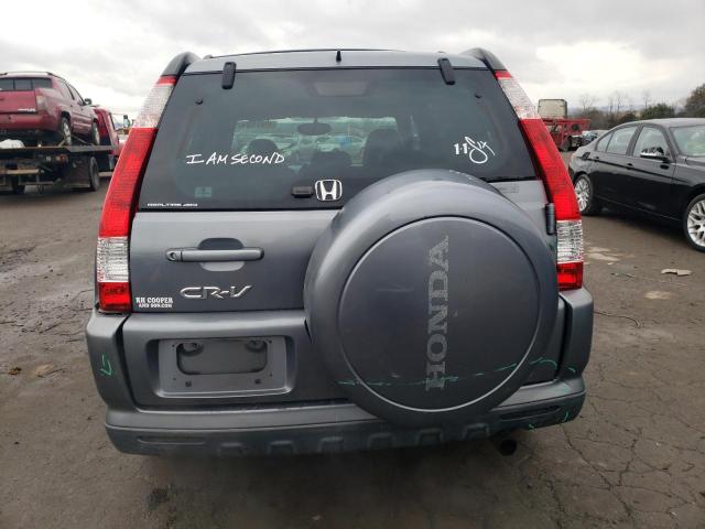 JHLRD789X5C060075 - 2005 HONDA CR-V SE GRAY photo 6