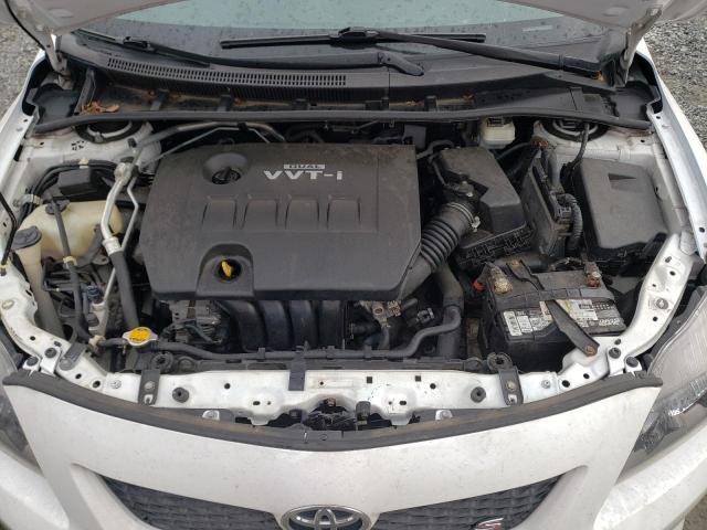 1NXBU4EE8AZ344237 - 2010 TOYOTA COROLLA BASE WHITE photo 11