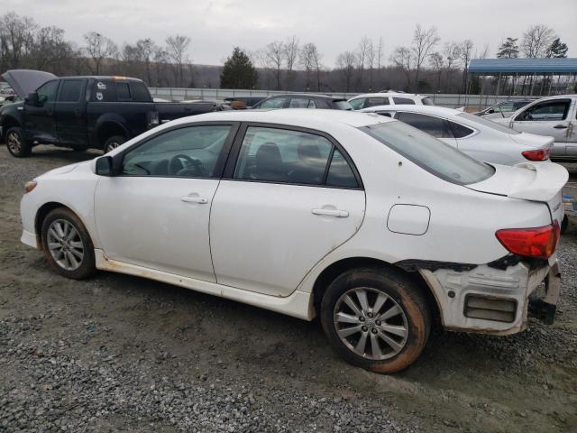1NXBU4EE8AZ344237 - 2010 TOYOTA COROLLA BASE WHITE photo 2