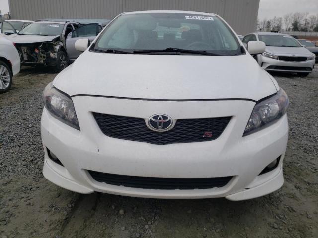 1NXBU4EE8AZ344237 - 2010 TOYOTA COROLLA BASE WHITE photo 5