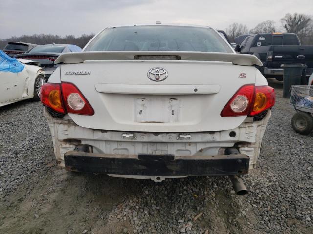 1NXBU4EE8AZ344237 - 2010 TOYOTA COROLLA BASE WHITE photo 6