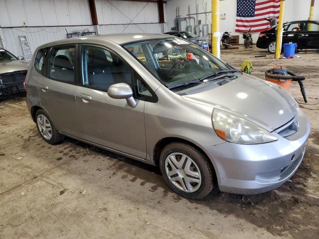 JHMGD37458S063445 - 2008 HONDA FIT GRAY photo 4