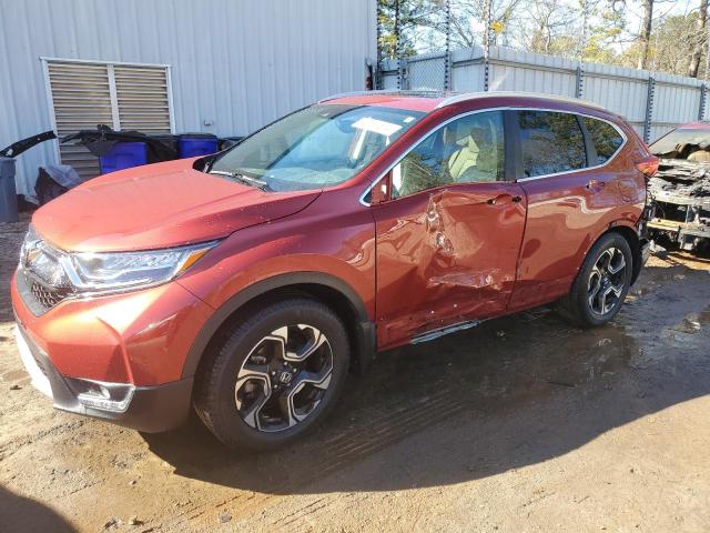 2HKRW1H99KH504860 - 2019 HONDA CR-V TOURING RED photo 1