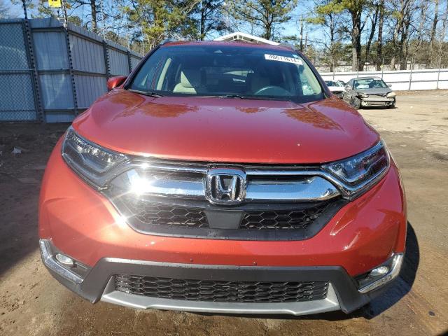 2HKRW1H99KH504860 - 2019 HONDA CR-V TOURING RED photo 5