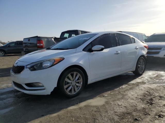 KNAFX4A87E5086433 - 2014 KIA FORTE EX WHITE photo 1