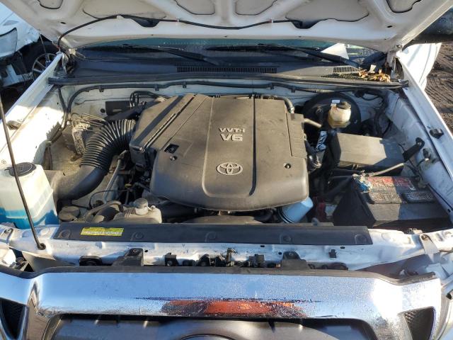 5TEUU4ENXAZ677351 - 2010 TOYOTA TACOMA ACCESS CAB თეთრი ფოტო 11