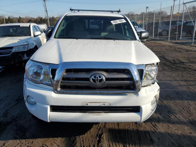 5TEUU4ENXAZ677351 - 2010 TOYOTA TACOMA ACCESS CAB WHITE photo 5