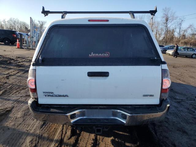 5TEUU4ENXAZ677351 - 2010 TOYOTA TACOMA ACCESS CAB თეთრი ფოტო 6